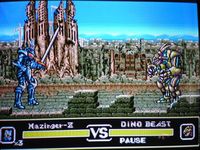 une photo d'Ã©cran de Mazin Wars sur Sega Megadrive